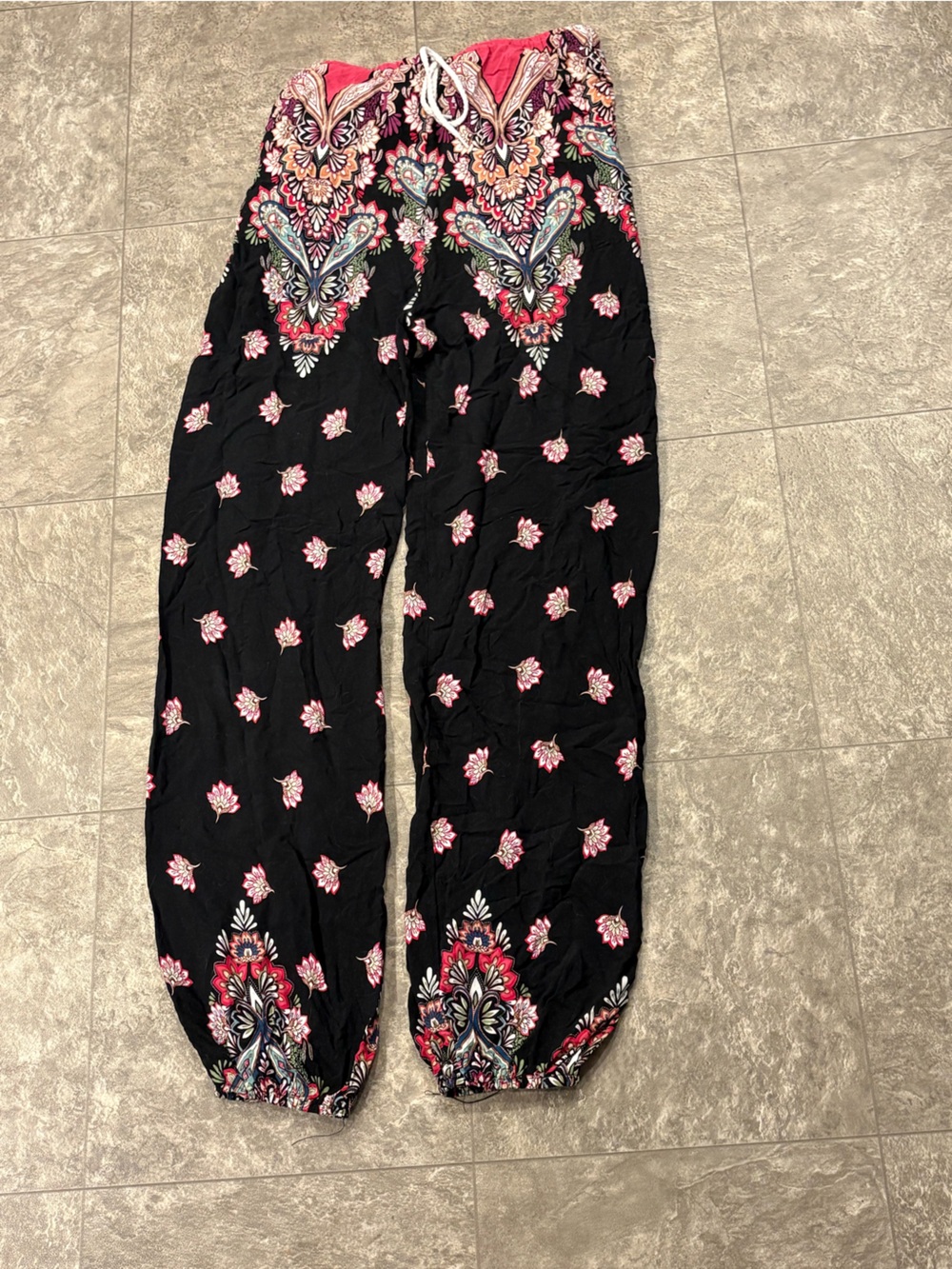 Harem Pants Urban Coco Small black/pink